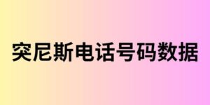 突尼斯电话号码数据