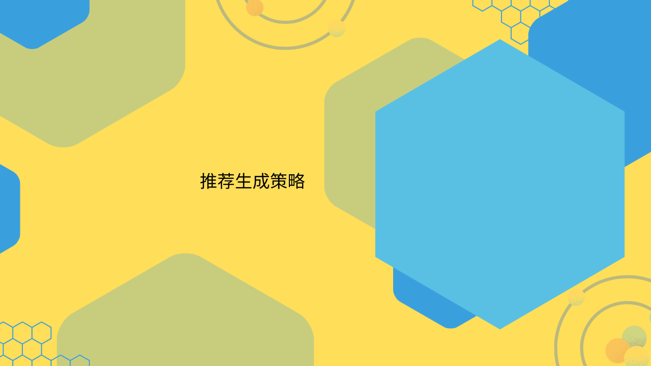 推荐生成策略